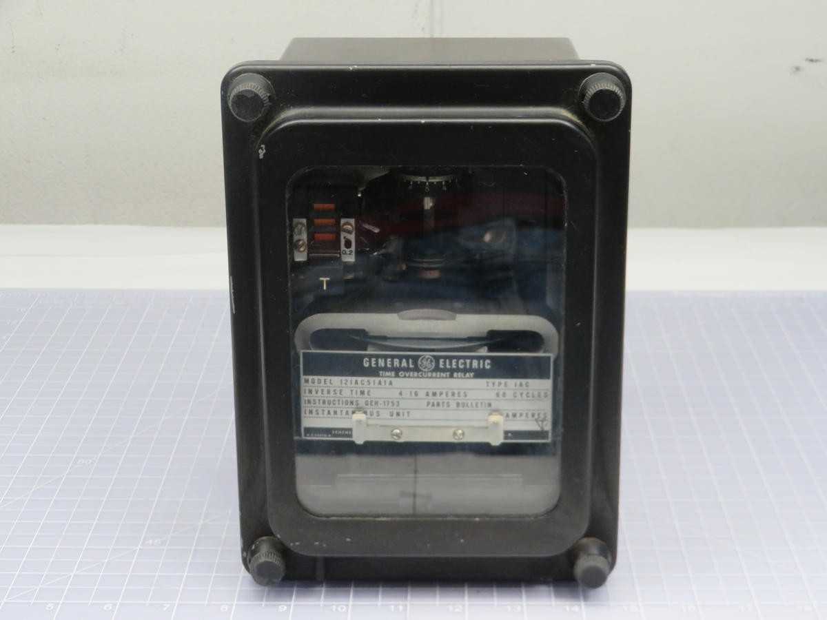 GE 12IAC51A1A TIME OVERCURRENT RELAY T201380 - ELECTRICAL COMPONENTS