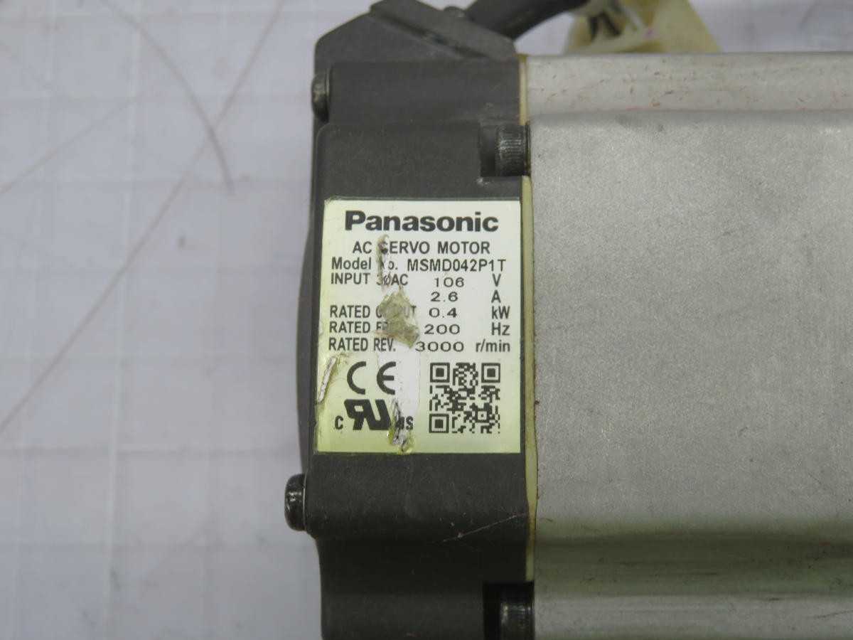 PANASONIC MSMD042P1T SERVO MOTOR T216342 - SERVO