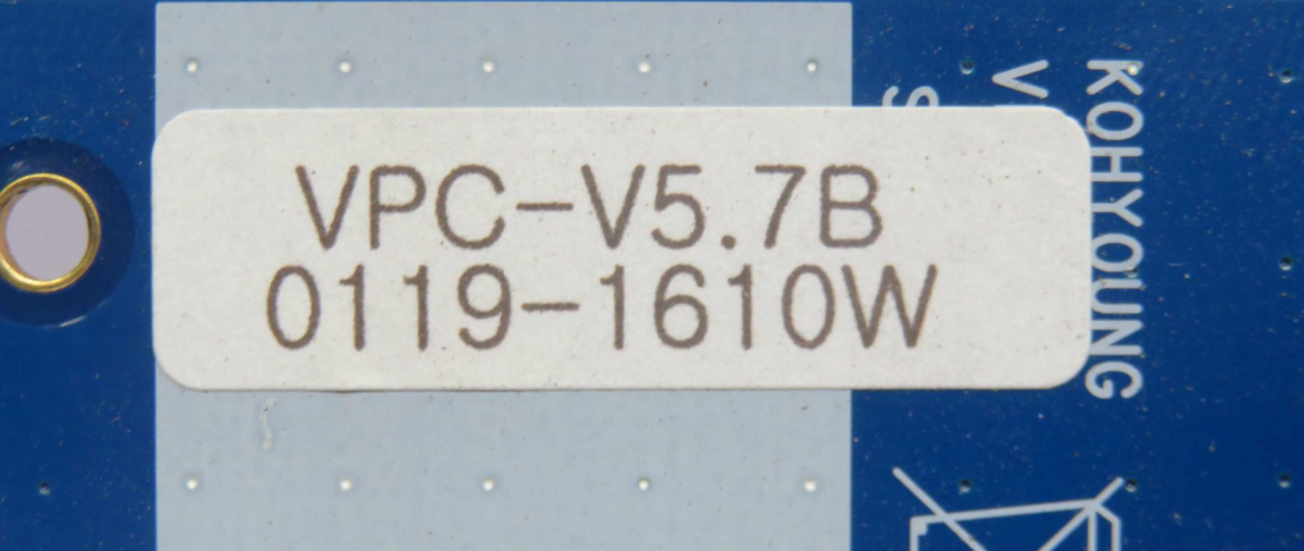 KOH YOUNG VPC-V5.7B 0119-1610W SMT MACHINE VISION PROCESSOR CONTROL BOARD - PCB CIRCUIT BOARDS
