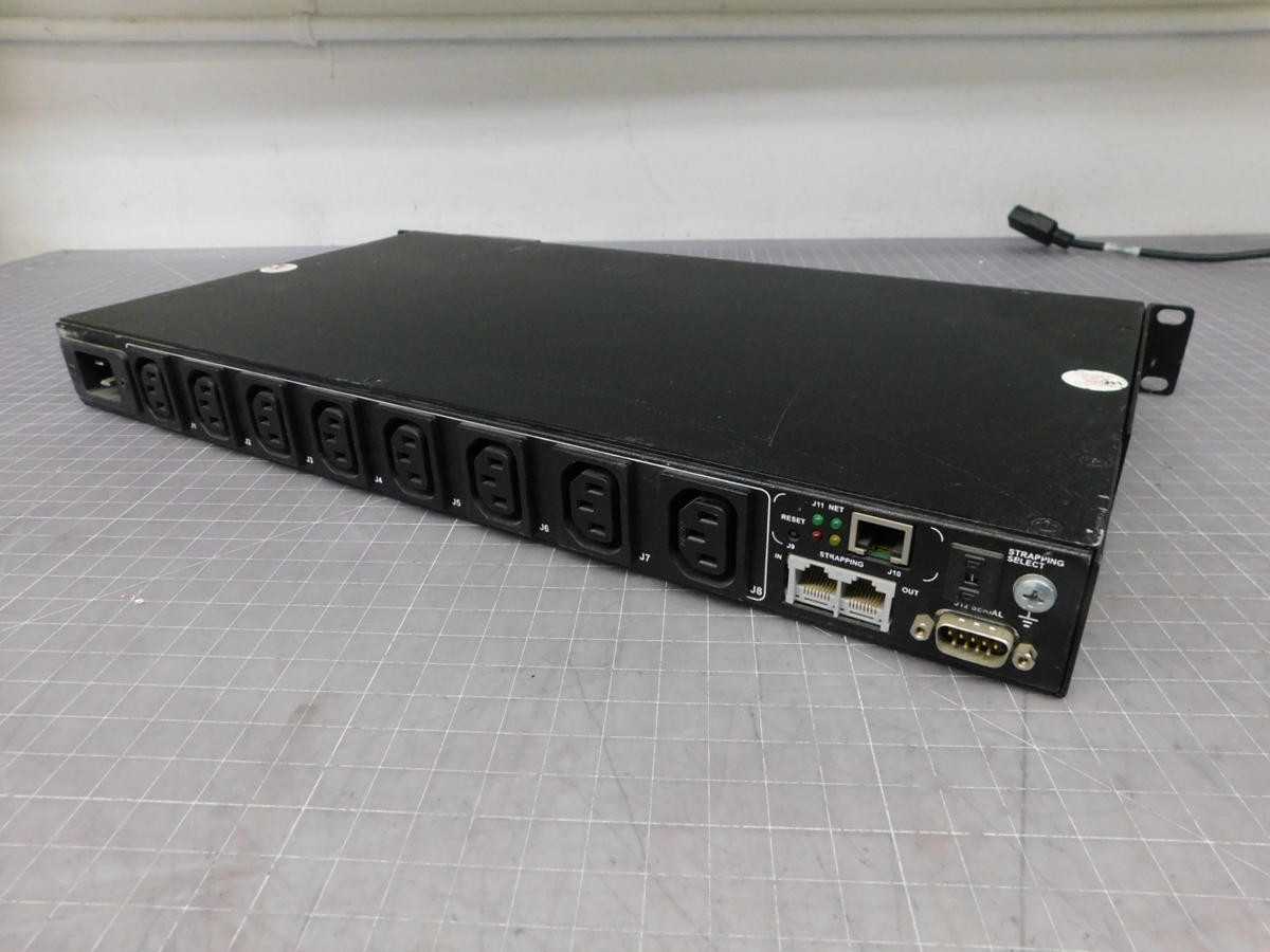 EATON IPC3401-NET INTELLIGENT POWER CONTROLLER, 8 OUTLETS, 19" RACK MOUNTABLE M4531 - ELECTRICAL COMPONENTS