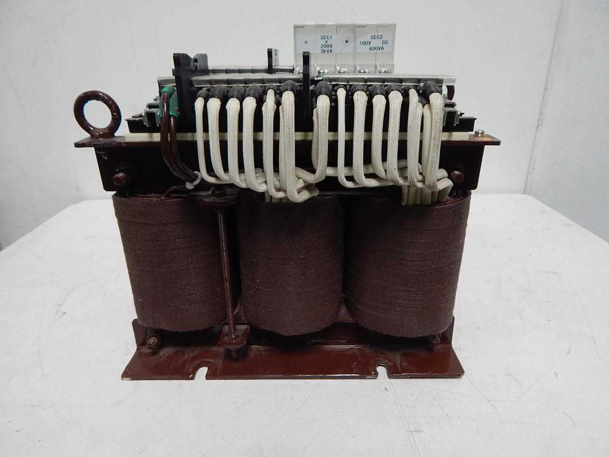 NUNOME ELECTRIC TDS3012 DRY-TYPE TRANSFORMER PRI.200/220/380/400/420/480,SEC.200/100,3PH,3.6 KVA M32 - DRY TRANSFORMERS