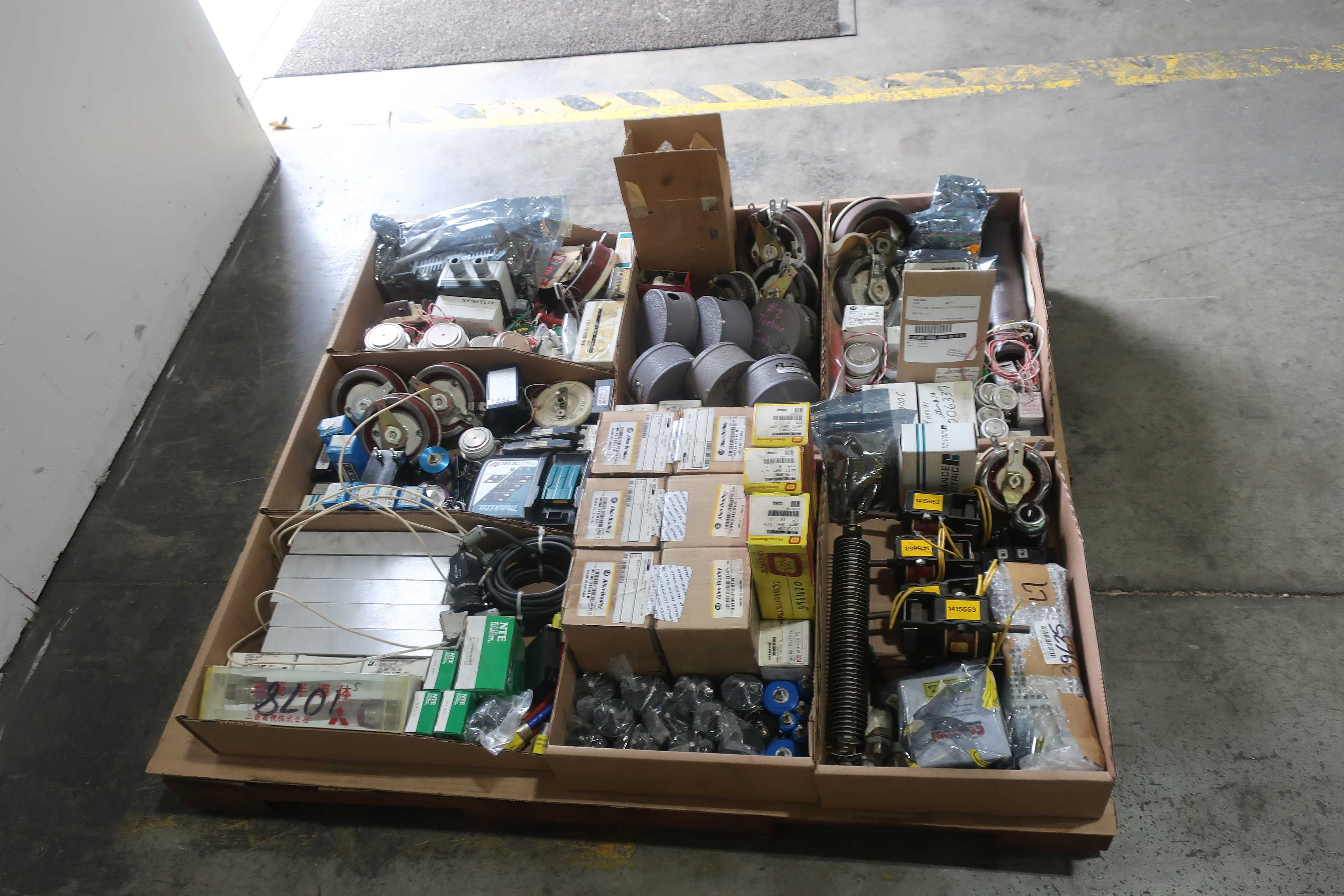SKU 1762865 - 2 PALLETS OF ASSORTED ELECTRICAL COMPONENTS - ELECTRICAL COMPONENTS