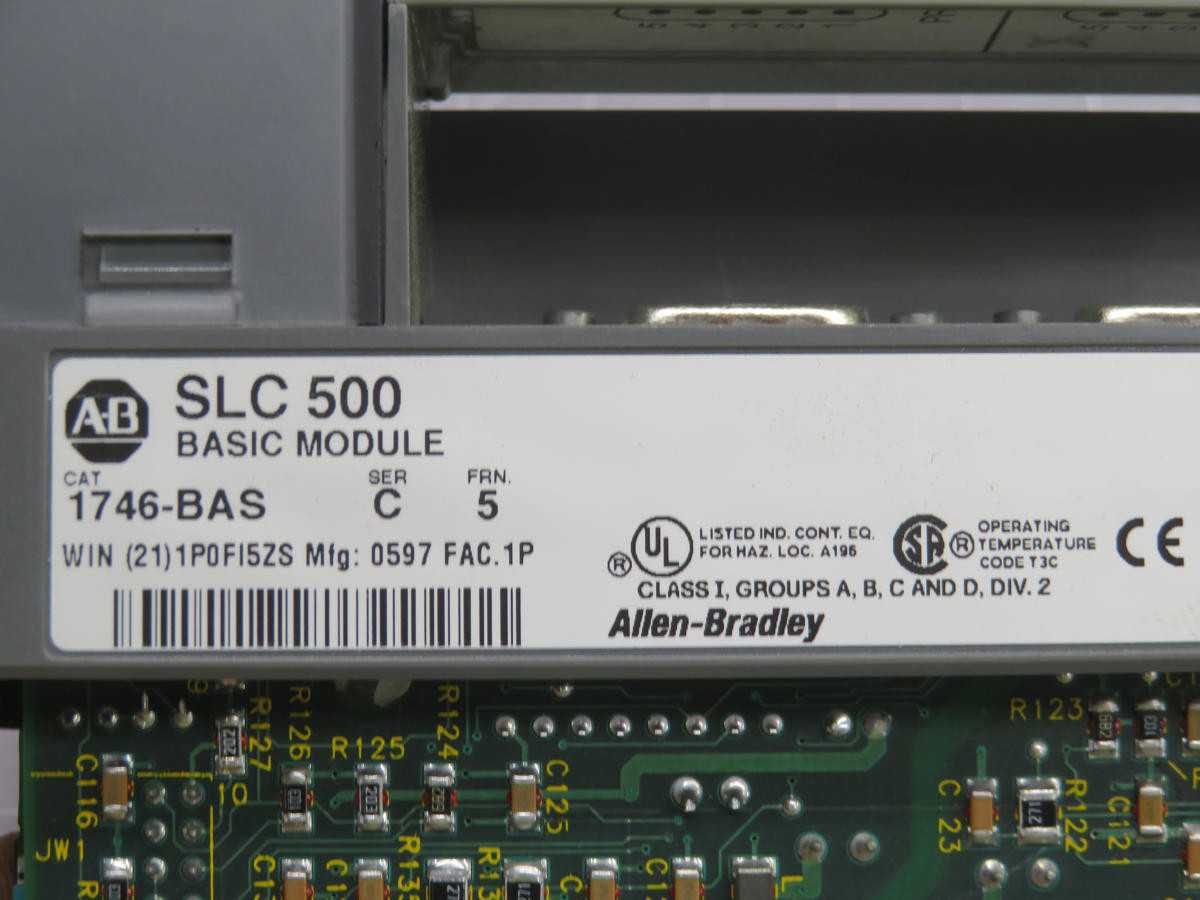 ALLEN BRADLEY 1746-BAS BASIC MODULE, PROGRAMMABLE CONTROLLER T244912 - AUTOMATION & CONTROLS