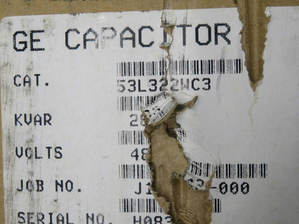 GE 53L322WC3 CAPACITOR T216417 - ELECTRICAL COMPONENTS