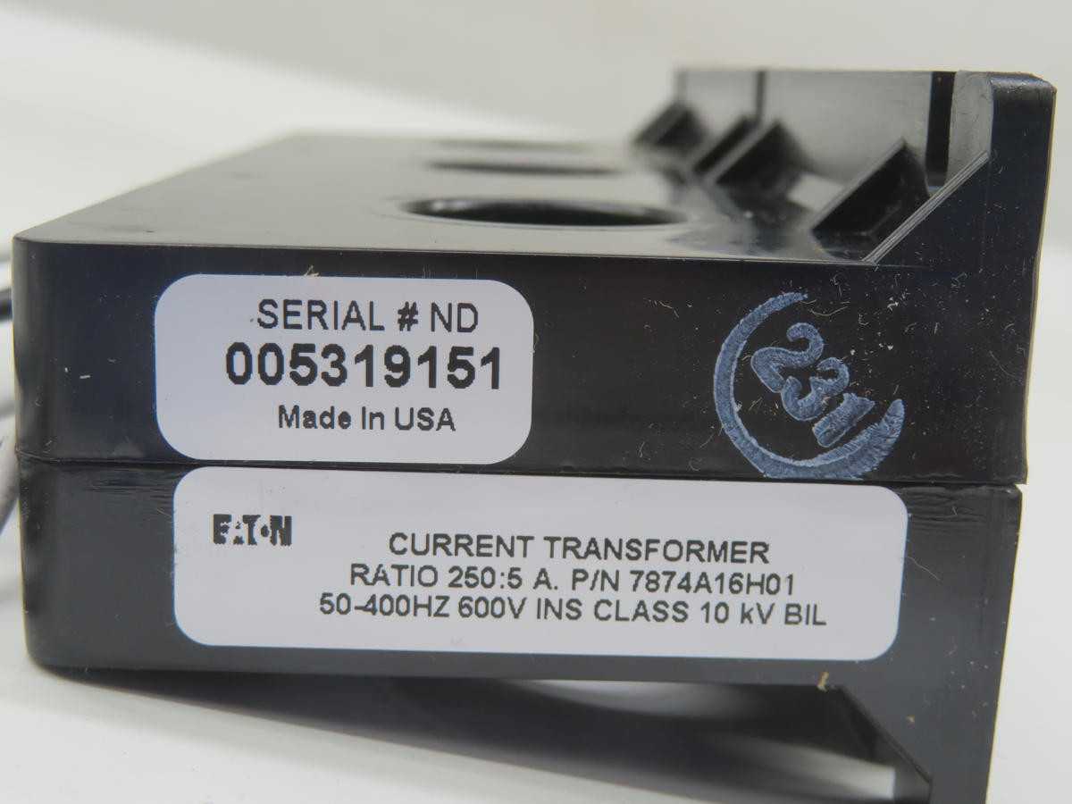EATON 3P3-SD-0126A04363 7874A16H01 CURRENT TRANSFORMER T227905 - POWER TRANSFORMERS