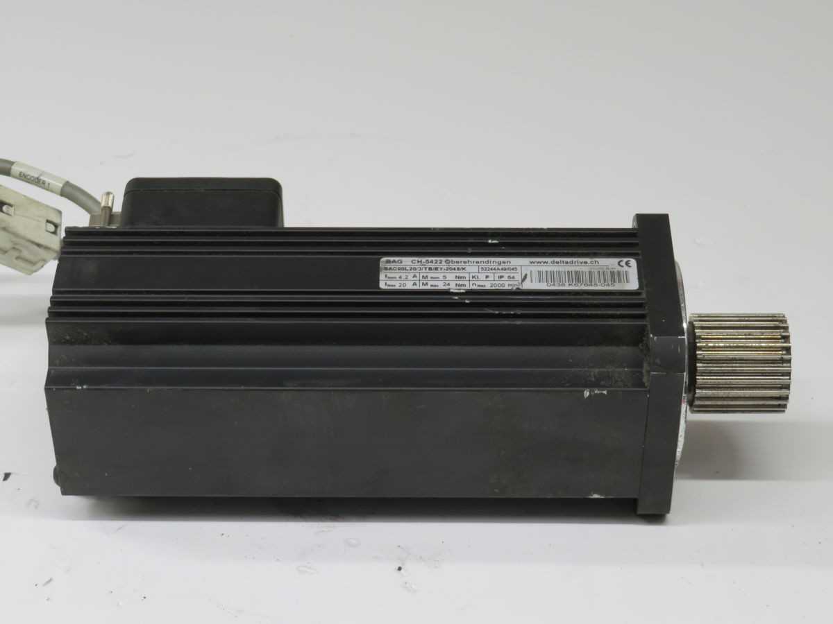 DELTA DRIVE SAC90L20/3/TB/EY-2048/K SERVO MOTOR T255402 - SERVO