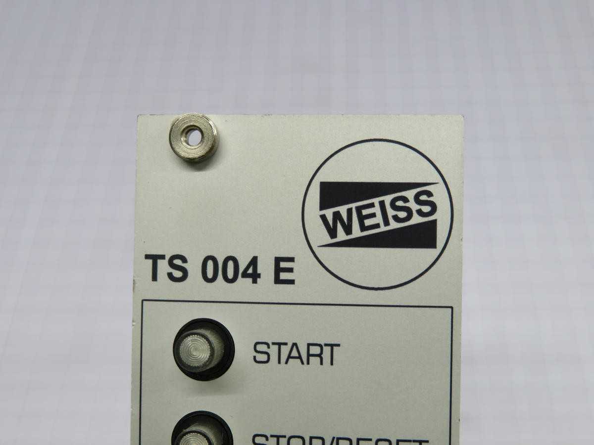 Weiss TS-004-E Control Card T211147 - High Precision Control Solution - PCB CIRCUIT BOARDS