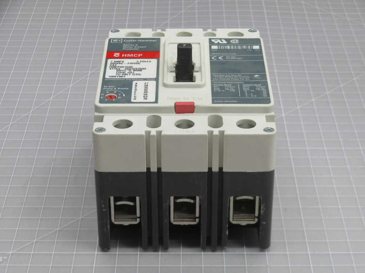 WESTINGHOUSE HMCP007COC 3-POLE CIRCUIT BREAKER T208101 - CIRCUIT BREAKERS