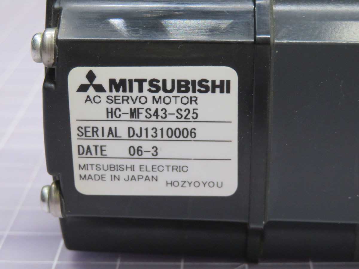 MITSUBISHI HC-MFS43-S25 AC SERVO MOTOR T251164 - SERVO