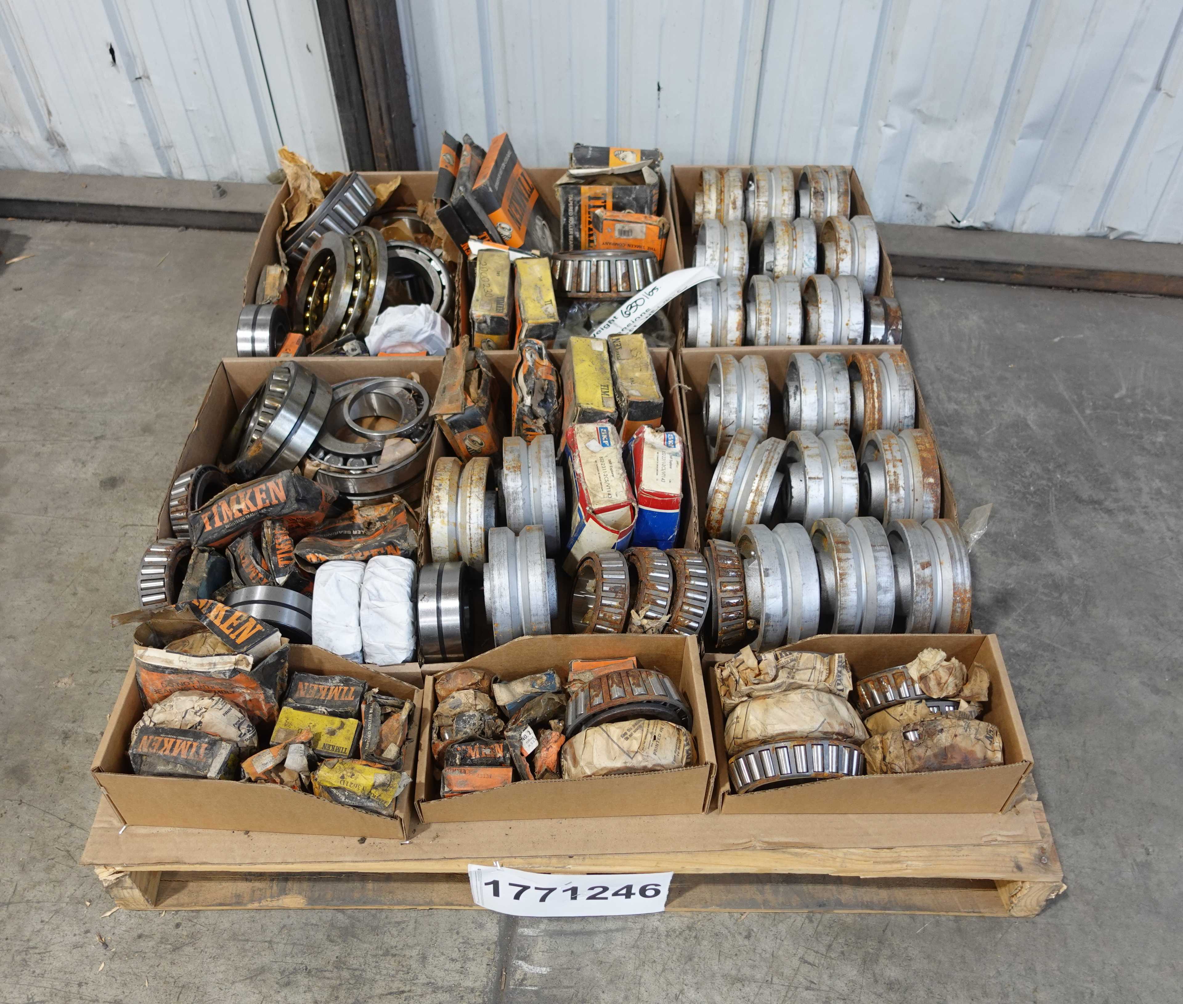 SKU 1771246 - PALLET OF ASSORTED BEARINGS - BEARINGS