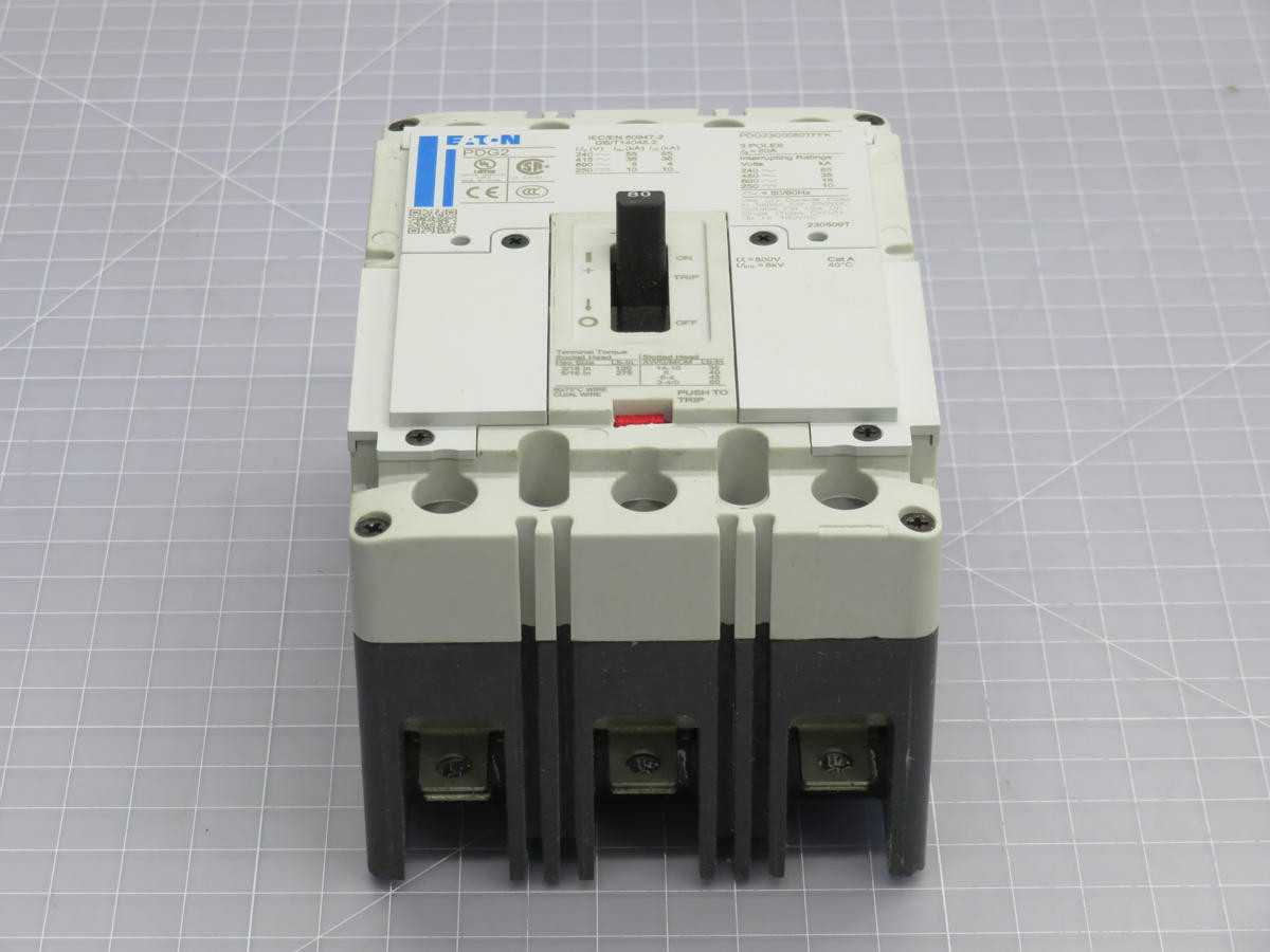 EATON PDG23G0080TFFK MOLDED CASE CIRCUIT BREAKER T214740 - CIRCUIT BREAKERS