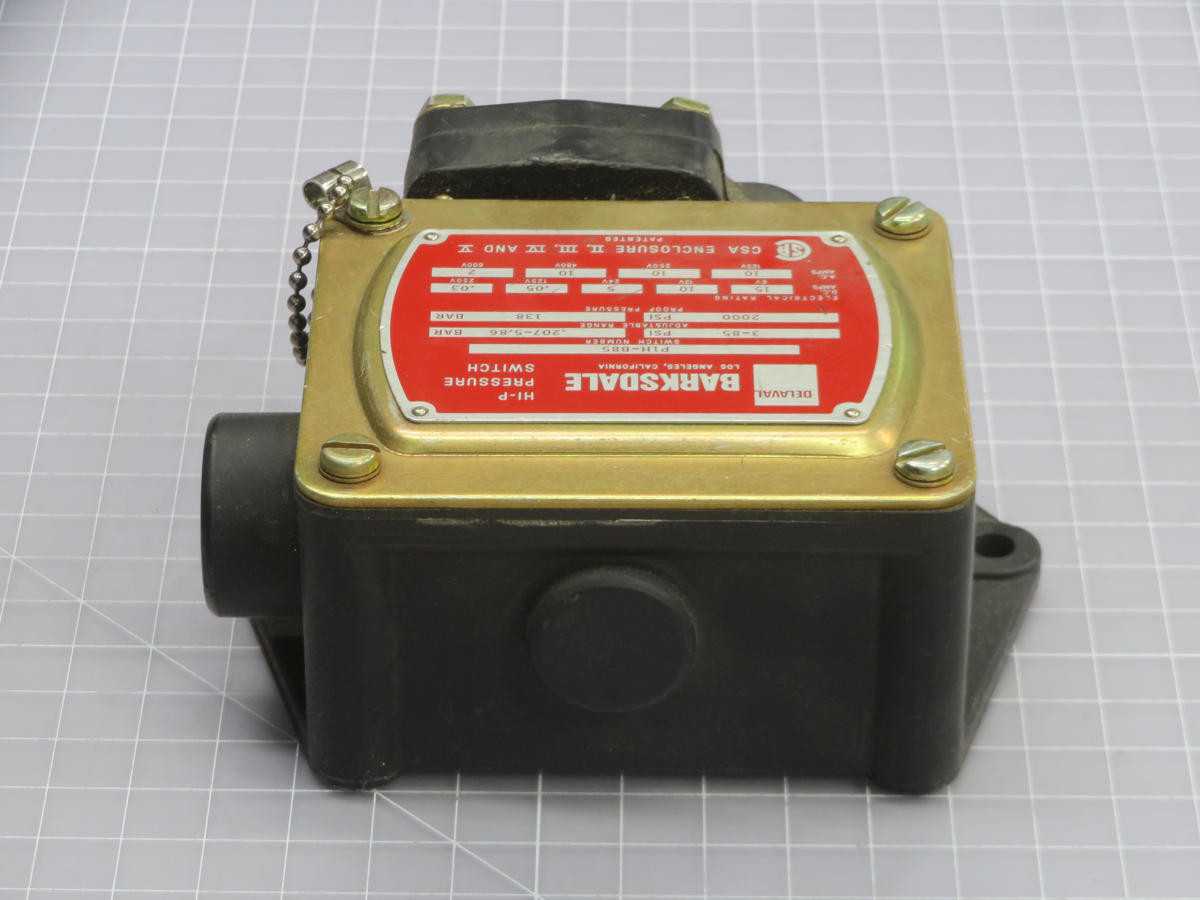 BARKSDALE P1H-B85 HI-P PRESSURE SWITCH T244487 - SWITCHES