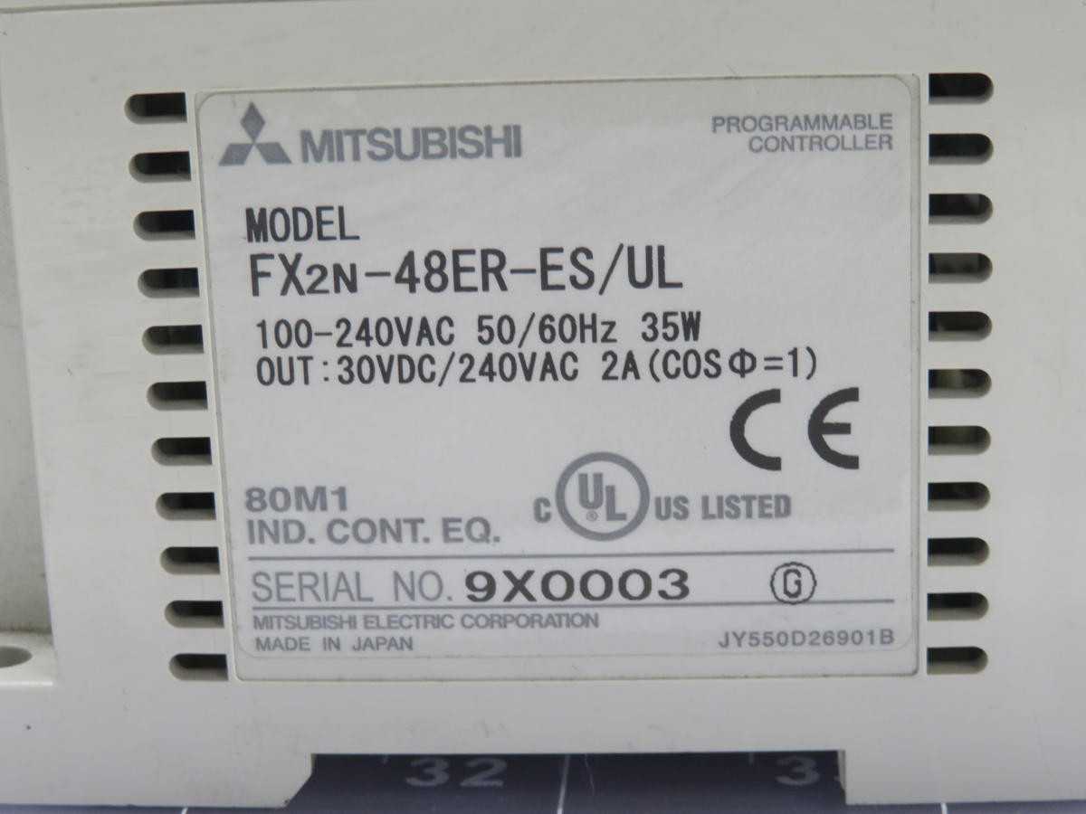 MITSUBISHI FX2N-48ER-ES/UL AC EXT UNIT T218094 - PLC MODULES