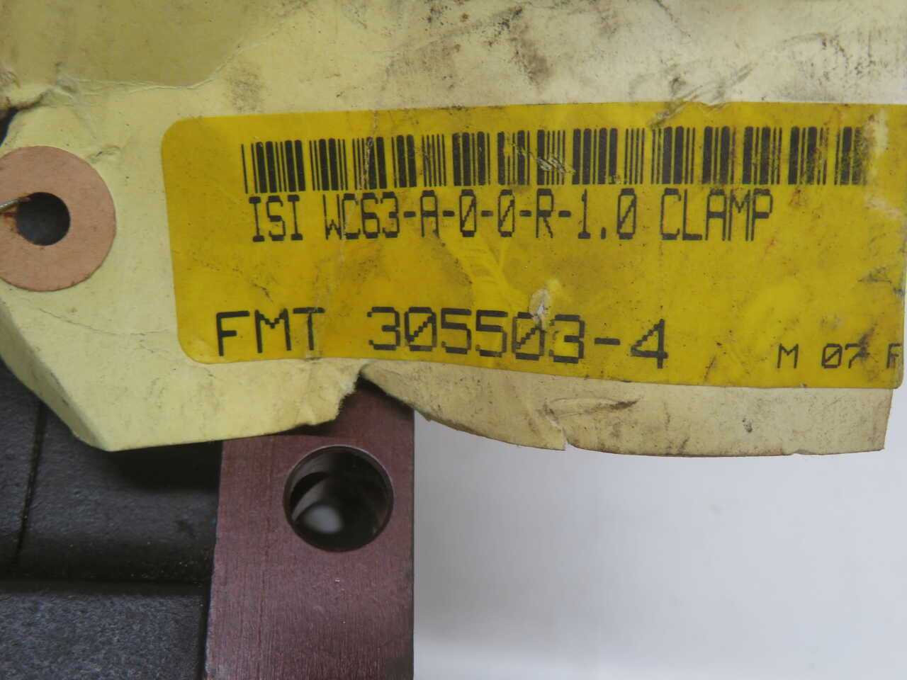 ISI WC63-A-0-0-R-1.0 POWER CLAMP T270290 - POWER TRANSMISSION