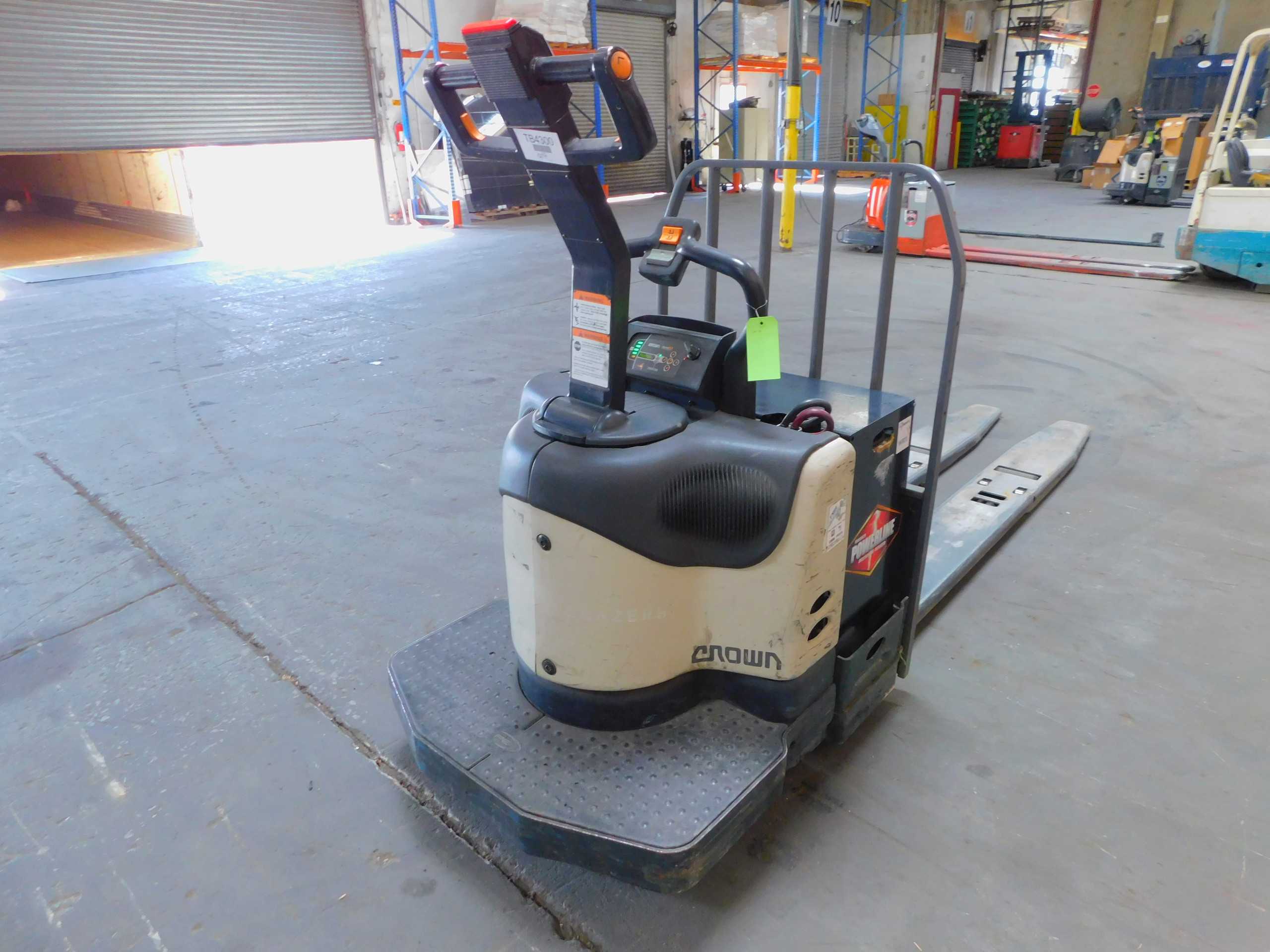 Crown PE4500-80 Electric Rider Pallet Jack 8000lb 24V Tested, 96" Fork Length - ELECTRIC PALLET JACKS