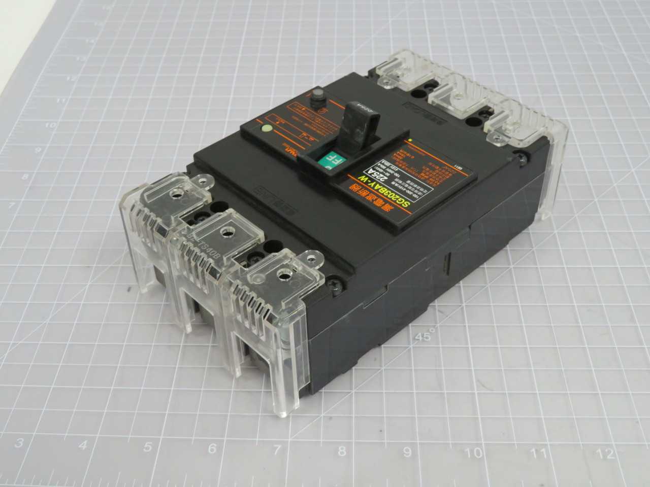 FUJI ELECTRIC SG203BAY-W CIRCUIT BREAKER 225A 80-484V T179831 - CIRCUIT BREAKERS