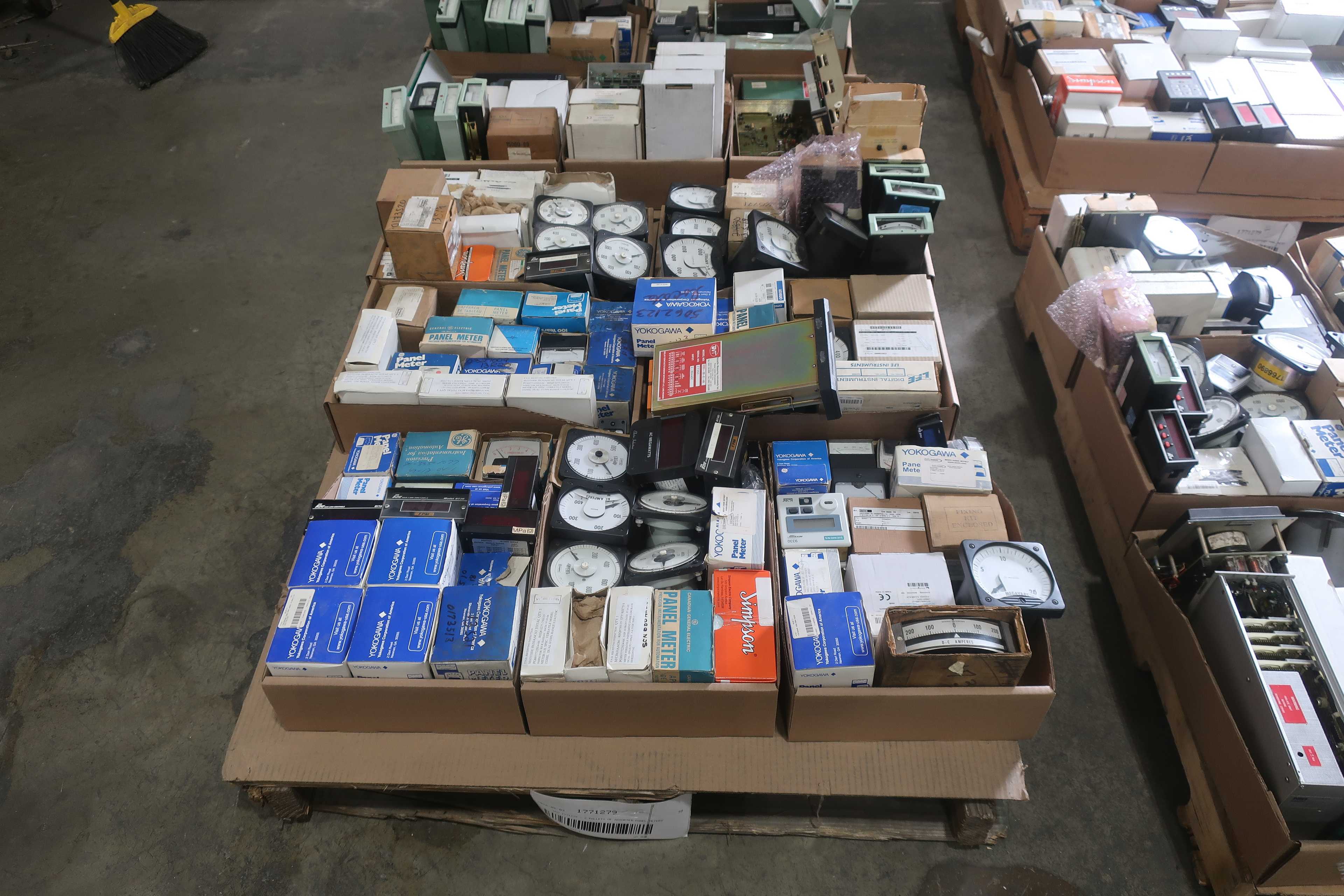 SKU 1771279 - 2 PALLETS OF ASSORTED PANEL METERS - PANEL METERS