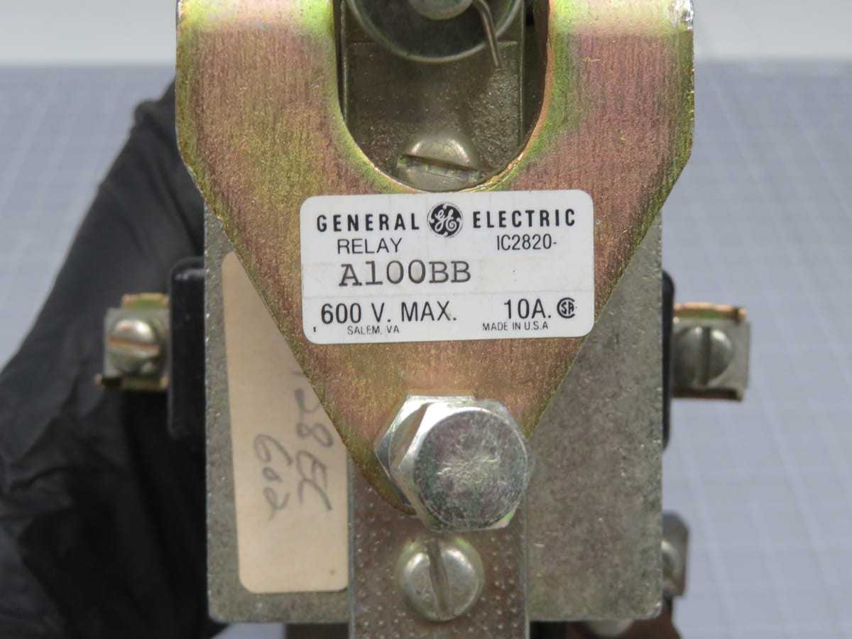 GE A100BB Relay 600 V 10 Amp T197464 - Reliable Performance for Your Applications - ELECTRICAL COMPONENTS