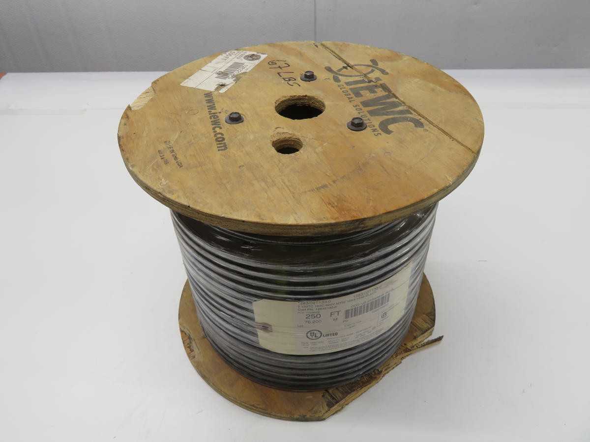 LOT OF 225 FT IEWC 1283/02T133-0 WIRE CABLE 2 AWG 600 V T206851 - ELECTRICAL WIRE