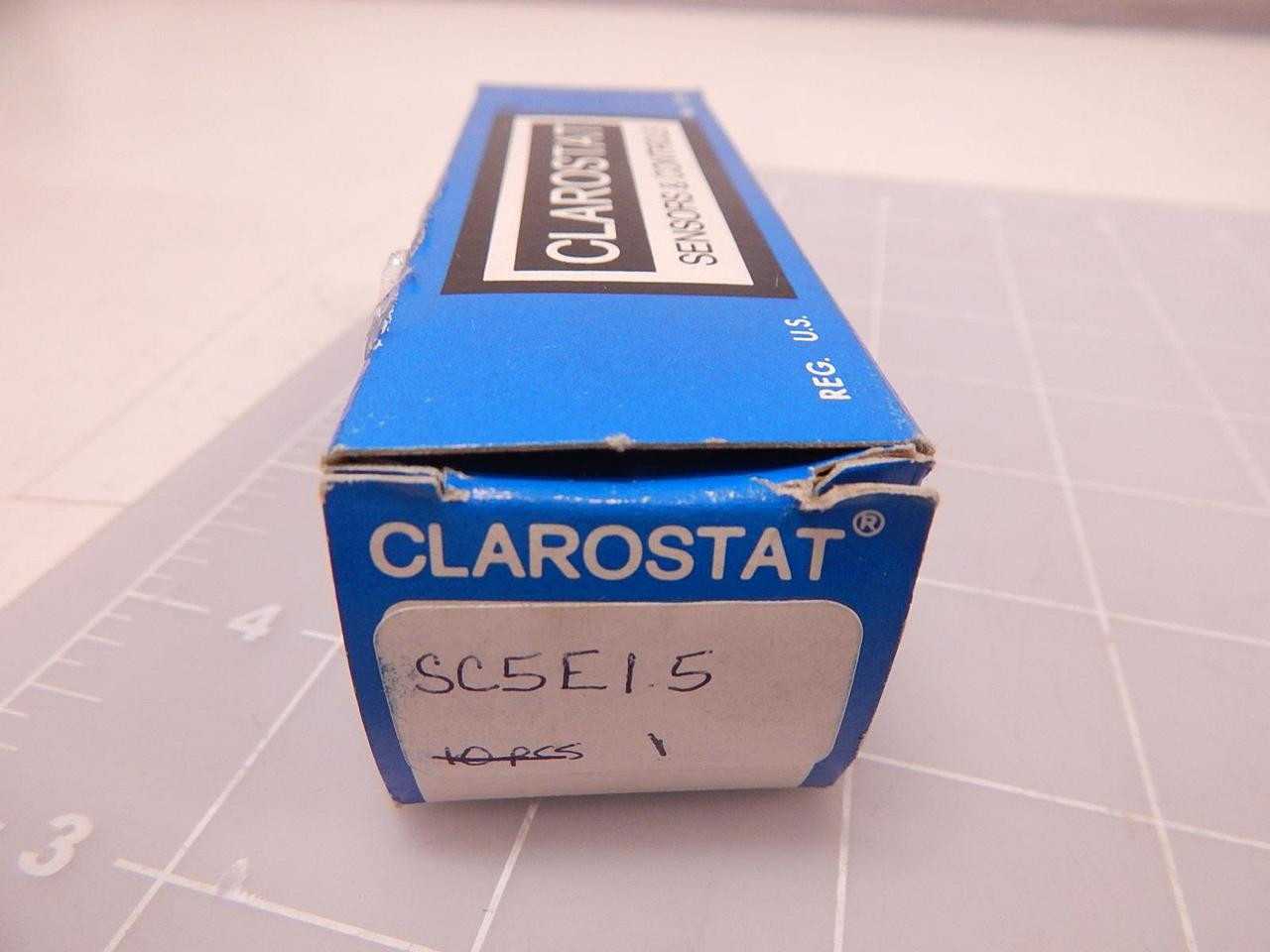 LOT OF 152 CLAROSTAT SC5E1.5 WIREWOUND RESISTORS - THROUGH HOLE SC SERIES 1.5 OHMS 5.0 W FIXED WIREW - SHAFT MOUNT GEAR REDUCER
