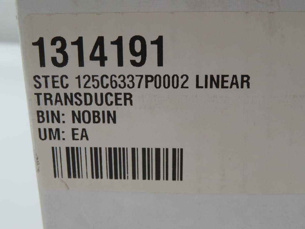 SENTECH 12GS173W-7000B2 Linear Transducer T226880 - POSITION MEASUREMENT