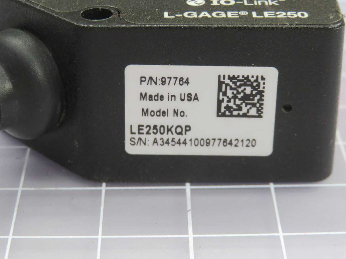 Banner LE250KQP Laser Displacement Sensor T260934 - SENSORS