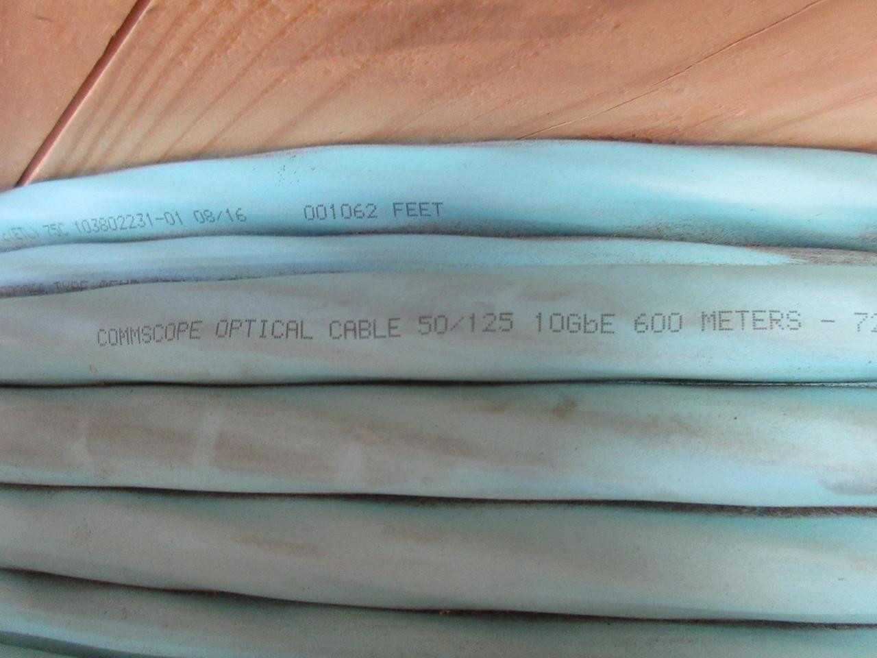 Commscope 103802231-01 Multi Mode Fiber Optic Cable 10 GbE OFNP FT6 75C 1468 - FIBER OPTIC CABLE
