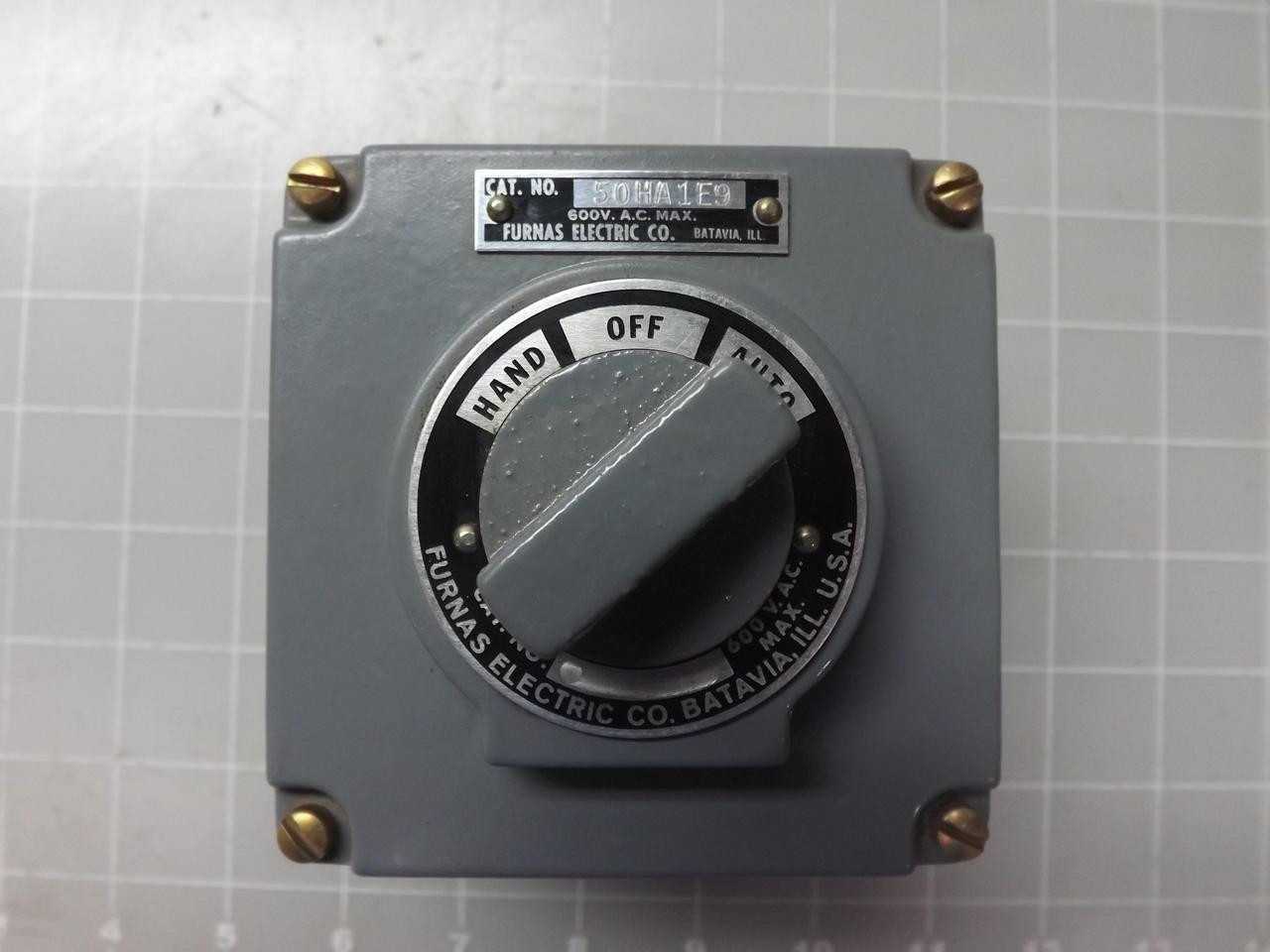 FURNAS 50HA1E9 SELECTOR SWITCH T49809 - DISCONNECT SWITCHES