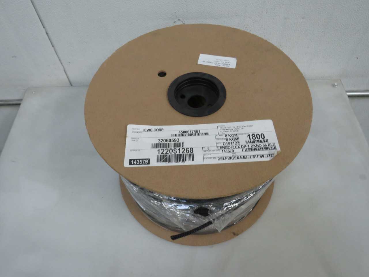 143579 32060593 LANGOFLEX DP-T BKNO 08 BLACK LIGHTWEIGHT EXPANDABLE SLEEVING 17000 FT T185740 - SLEEVE