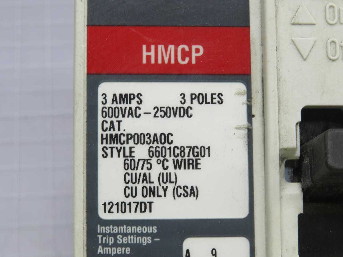 Eaton 6601C87G01 Molded Case Circuit Breaker - Reliable Protection for Your Electrical System - CIRCUIT BREAKERS