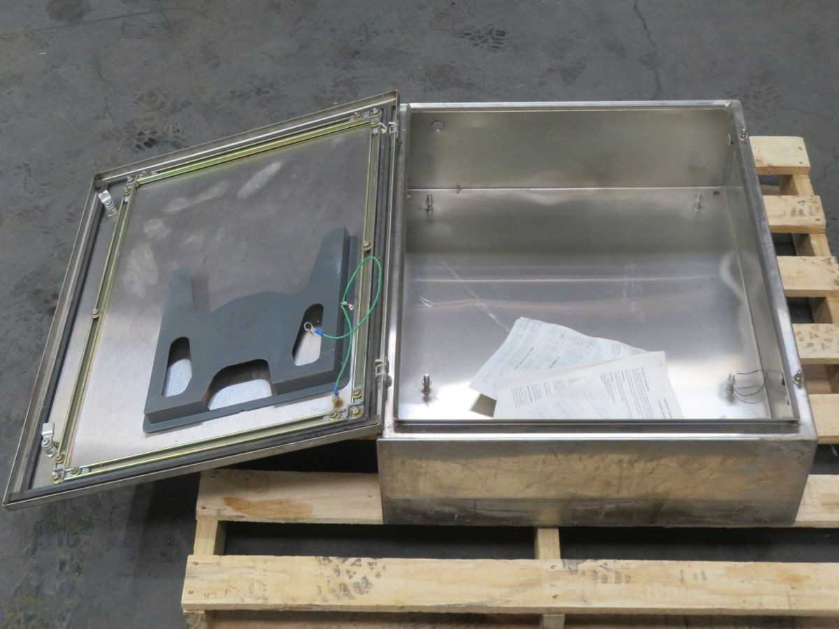 HOFFMAN AB441343 STAINLESS STEEL INDUSTRIAL CONTROL PANEL ENCLOSURE T254018 - ELECTRICAL ENCLOSURES