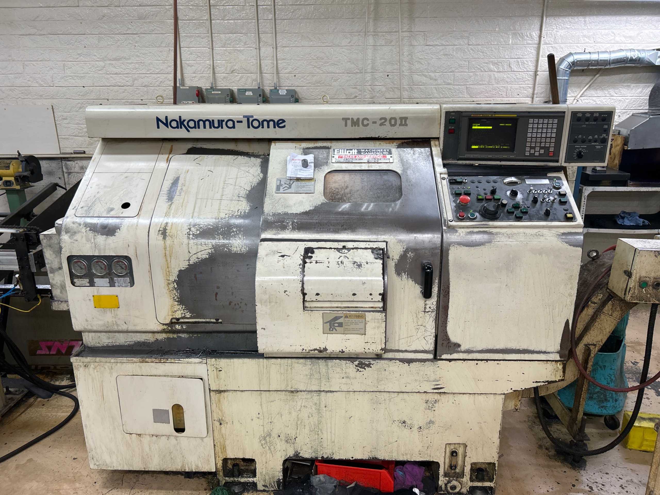 Nakamura Tome TMC-20II CNC Lathe, 4500 RPM, 15 HP, Fanuc Control - CNC LATHES