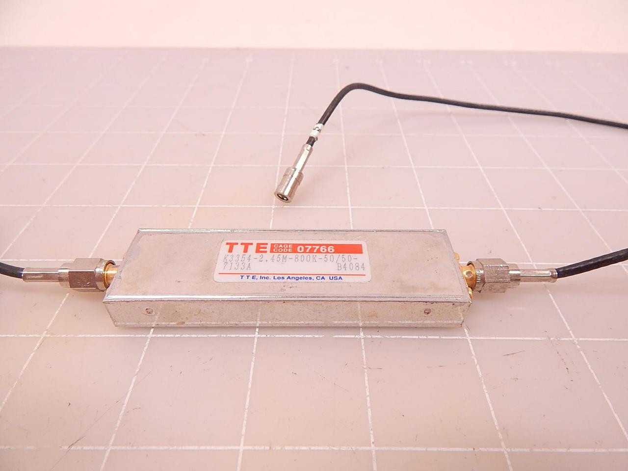 LOT OF 13 TTE 07766 K3354-2.45M-800K-50/50-7133A RF FILTER T72290 - LINE FILTERS