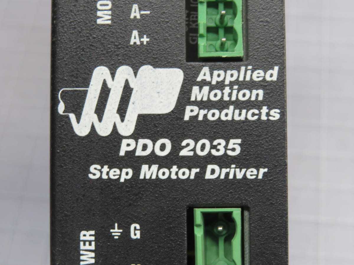 APPLIED MOTION PDO-2035 STEP MOTOR DRIVER T226158 - ELECTRIC MOTORS