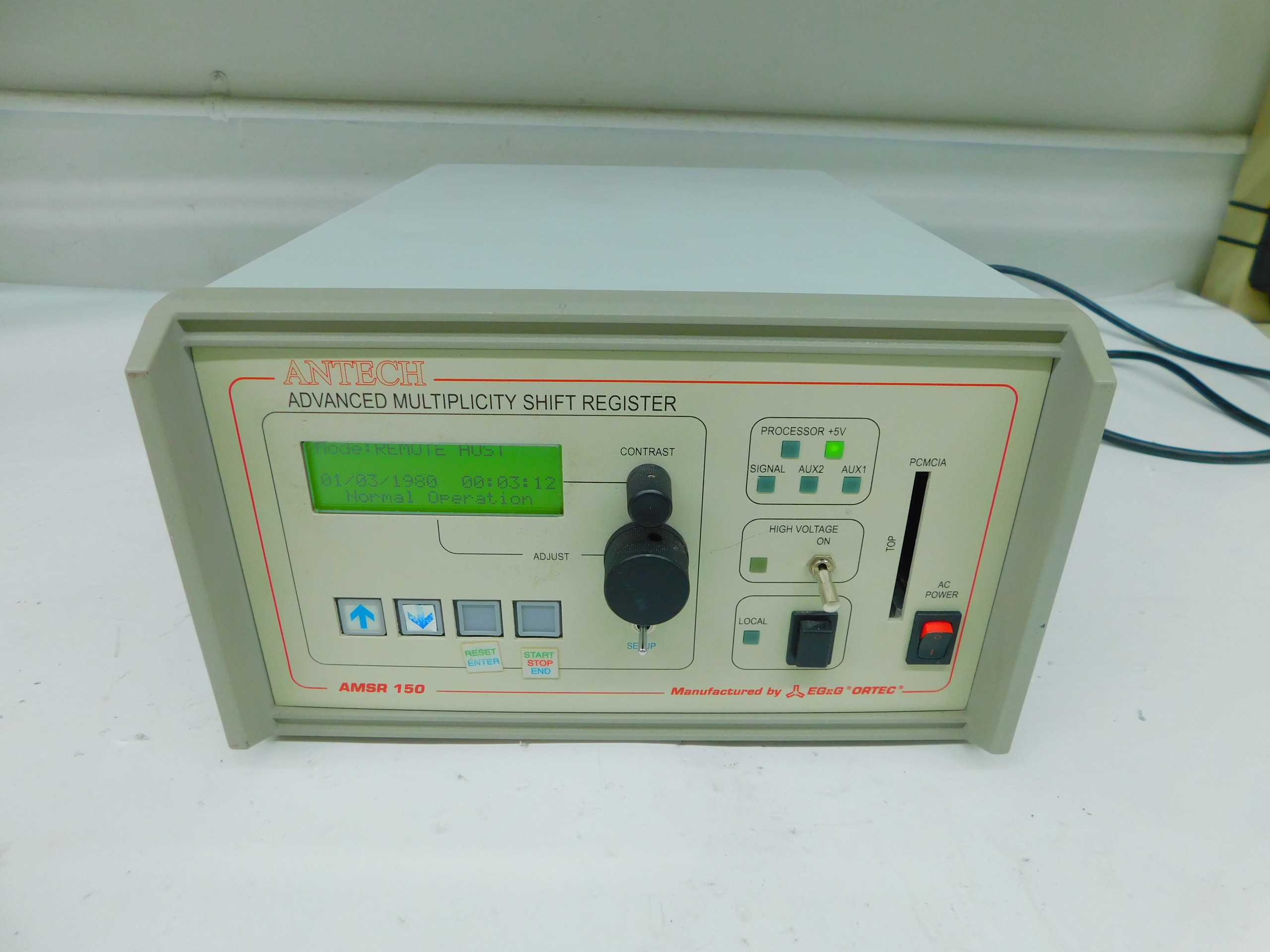 ANTECH EG&G ORTEC AMSR 150 ADVANCE MULTIPLICITY SHIFT REGISTER - MATERIAL TESTING