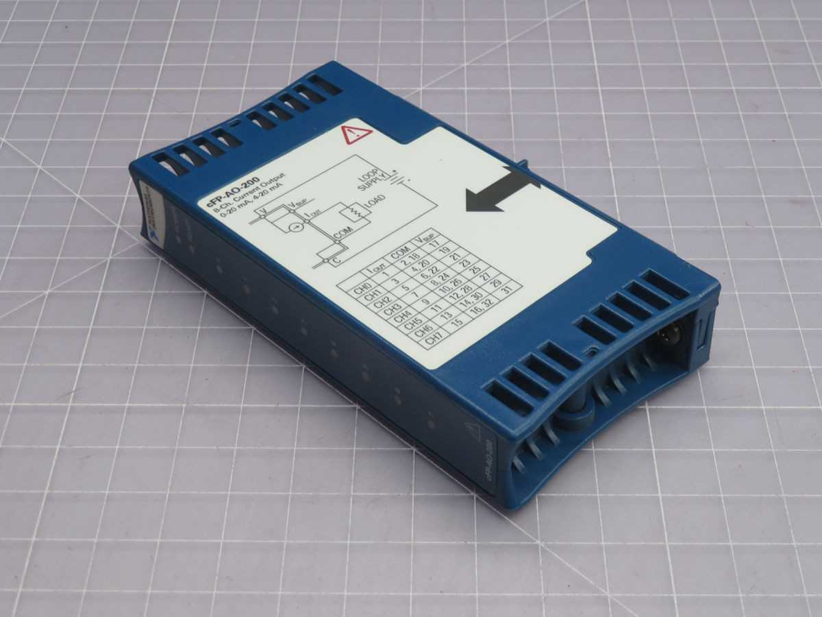NATIONAL INSTRUMENTS CFP-AO-200 ANALOG OUTPUT MODULE T254768 - PLC MODULES