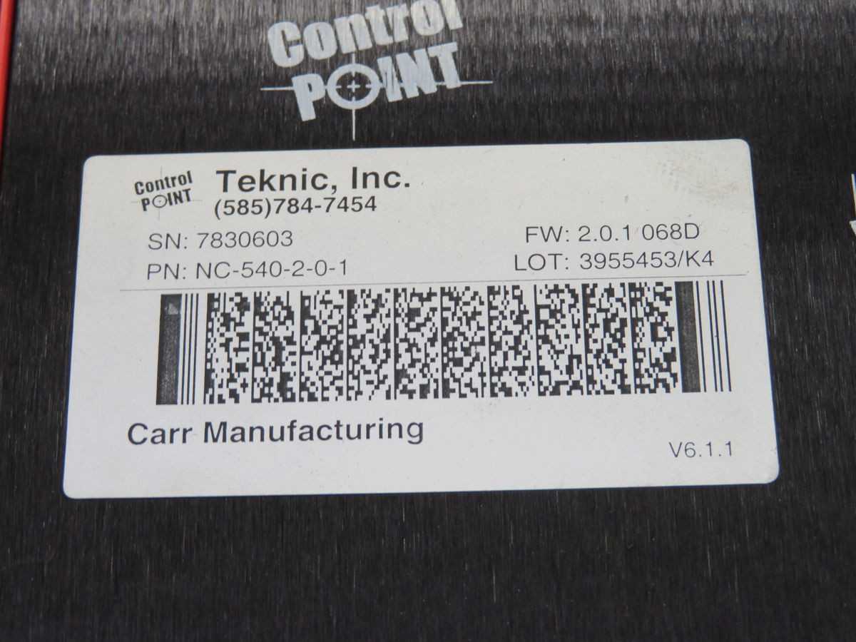 TEKNIC NC-540-2-0-1 NETWORK CONTROLLER MODULE T253570 - AUTOMATION & CONTROLS