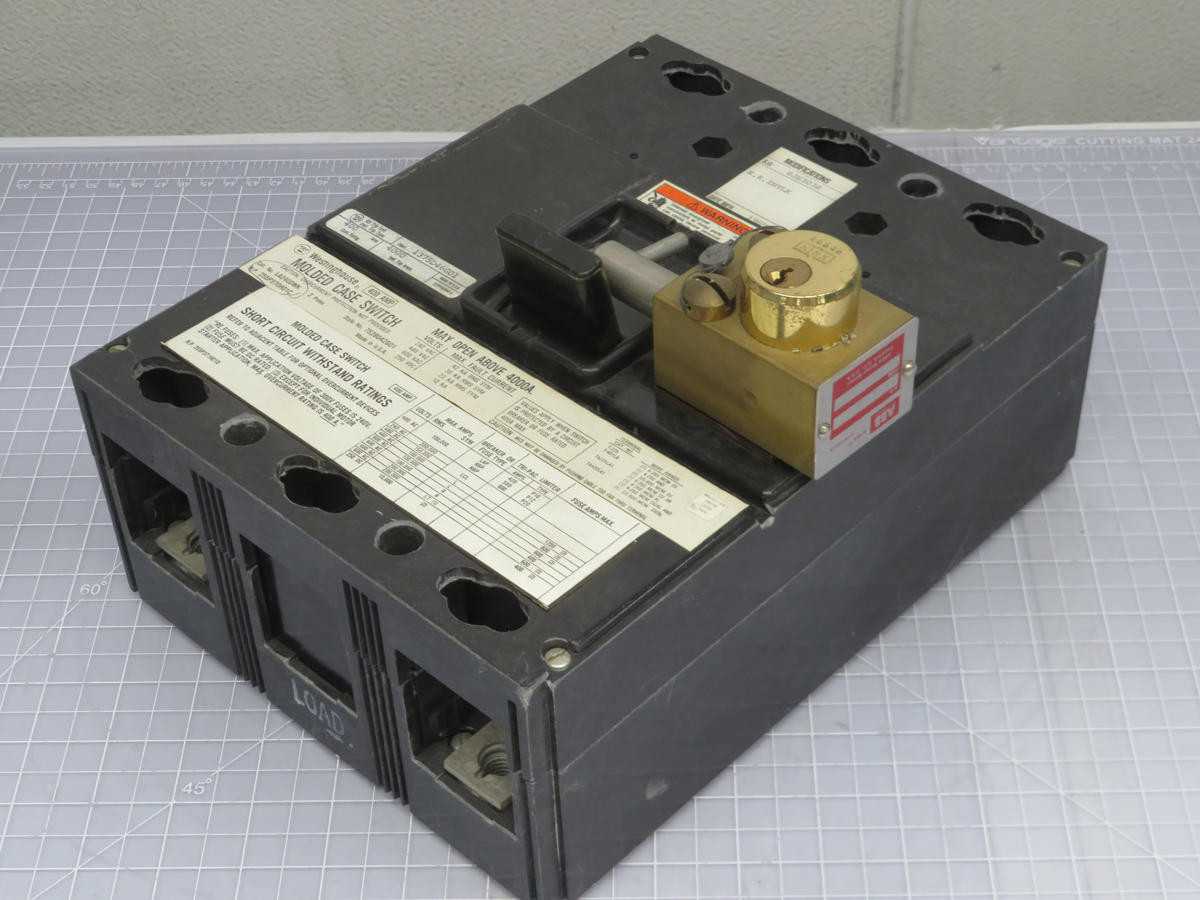 WESTINGHOUSE LA2400WK 255P370H01C MOLDED CASE CIRCUIT BREAKERS T199616 - CIRCUIT BREAKERS