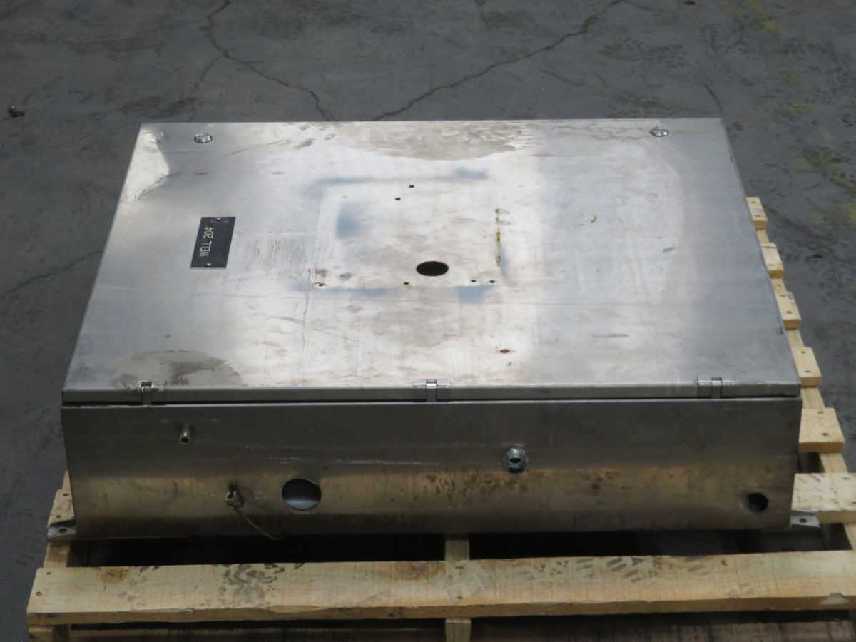 Hoffman A-160 Stainless Steel Industrial Control Panel Enclosure T254015 - ELECTRICAL ENCLOSURES