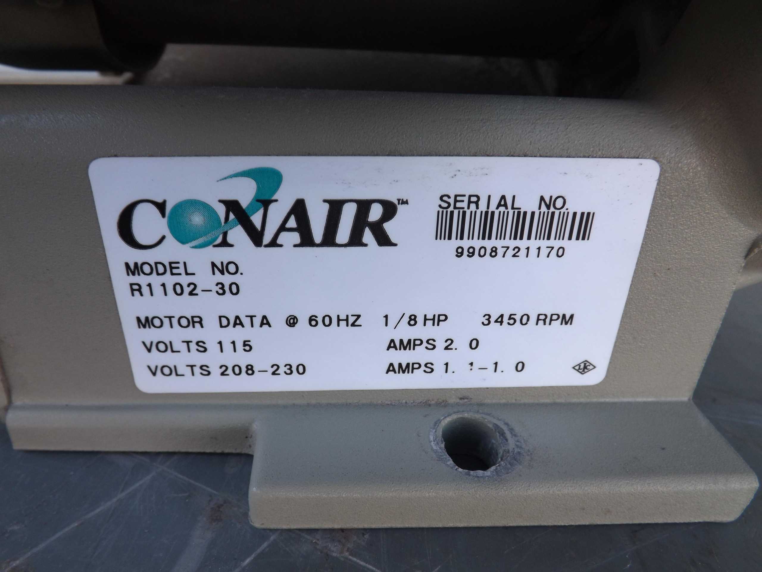 CONAIR R1102-30, J111X, K37JXGZ-226 FAN BLOWER ASSY T41185 - BLOWER FAN