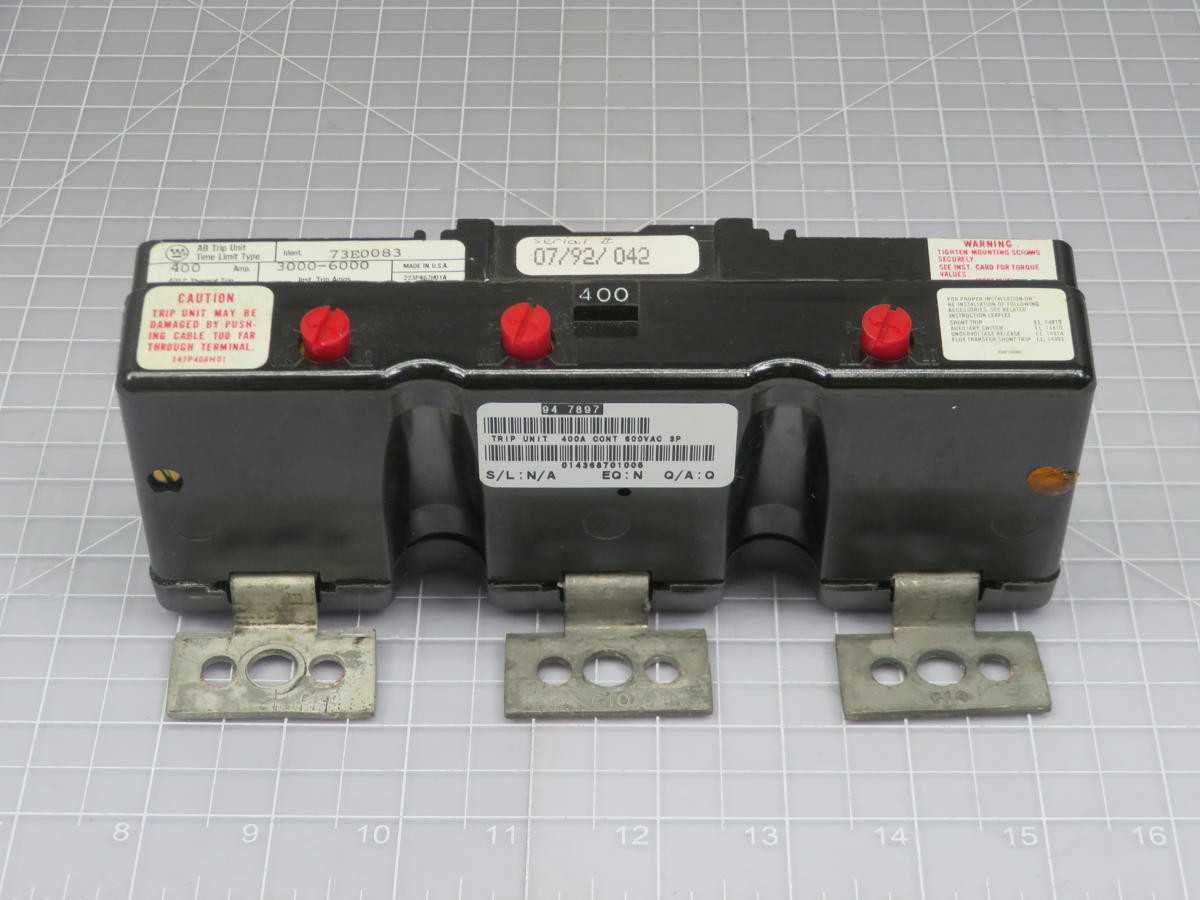 WESTINGHOUSE 73E0083 CIRCUIT BREAKER TRIP UNIT T202335 - CIRCUIT BREAKERS