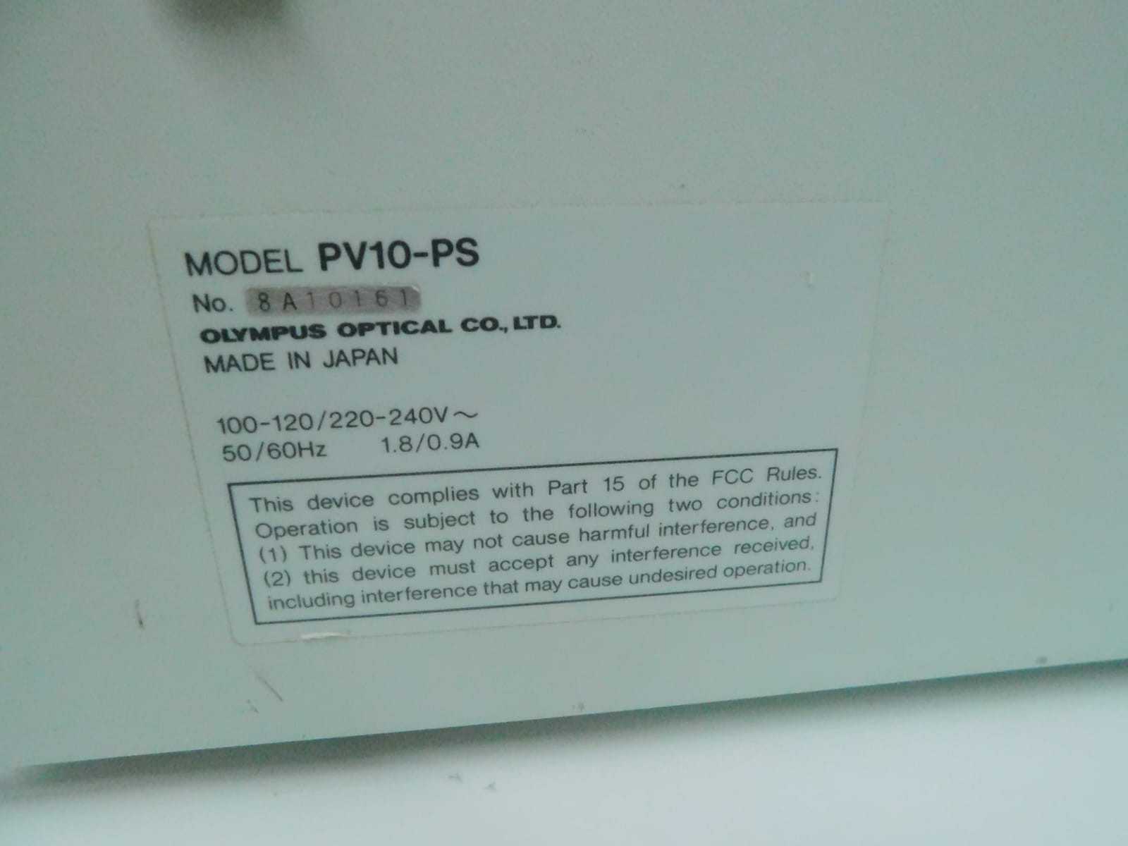 Olympus PV10 CCD Boroscope/Endoscope Camera With Illuminator & Lens - LAB & SCIENTIFIC