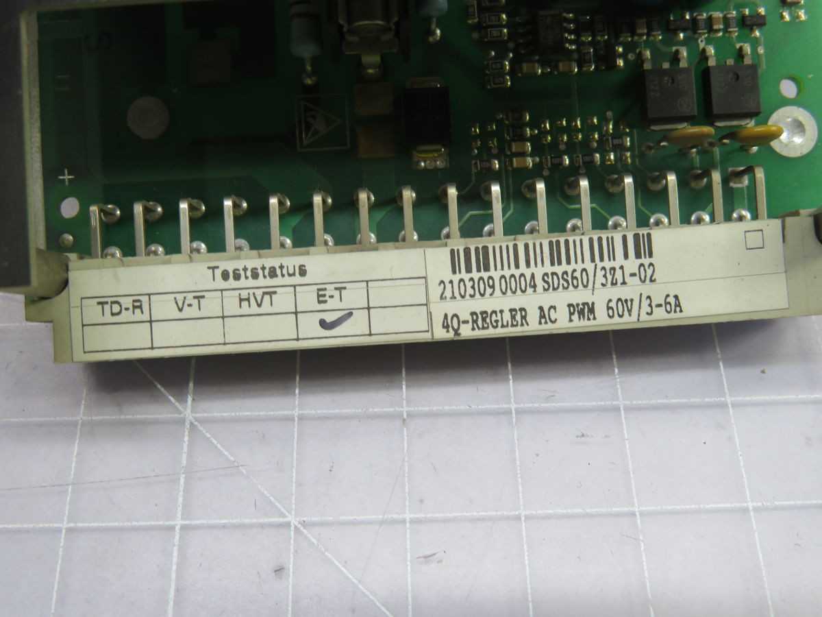 SIEMENS 03002141-02 SERVO AMPLIFIER BOARD T256020 - SERVO