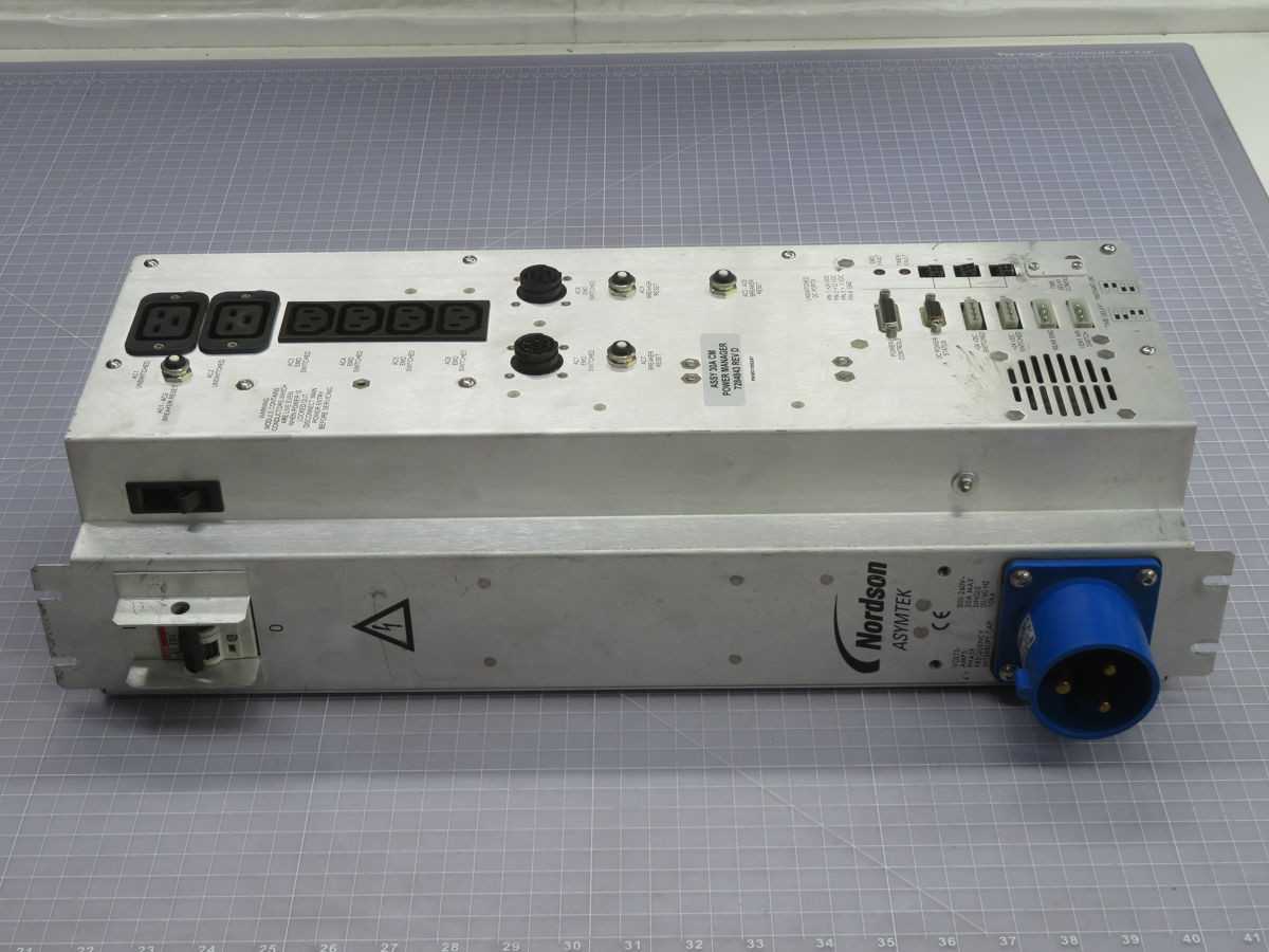 NORDSON ASYMTEK 30A CM POWER MANAGER T247387 - OPERATOR CONTROLS