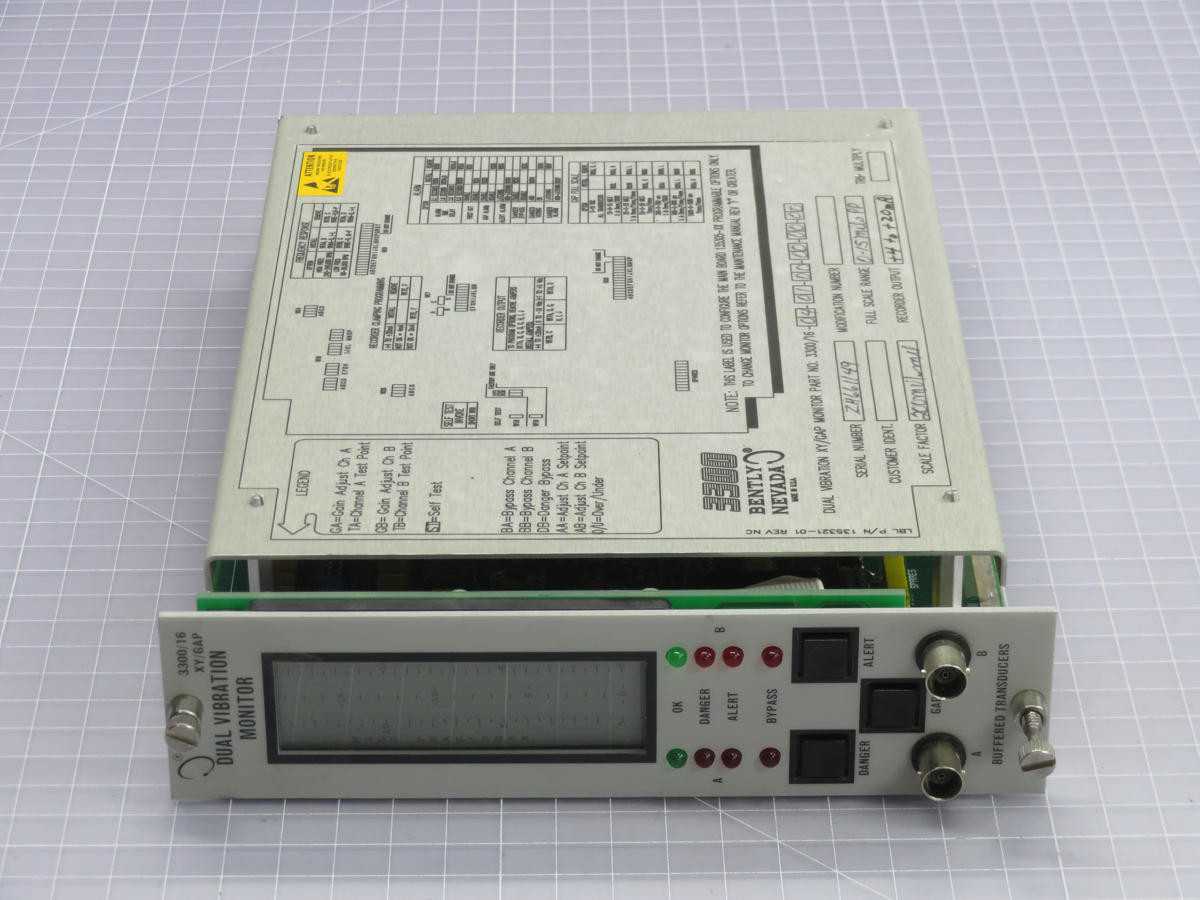 BENTLY NEVADA 3300/16-04-01-00-00-00-00 DUAL VIBRATION MONITOR T229394 - CORDSET CABLES
