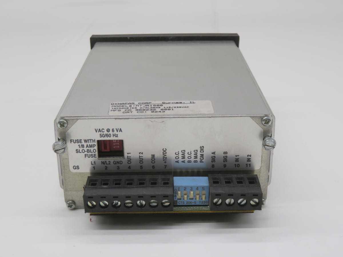 DYNAPAR MTJR1S00 TACHOMETER T239708 - AUTOMATION & CONTROLS