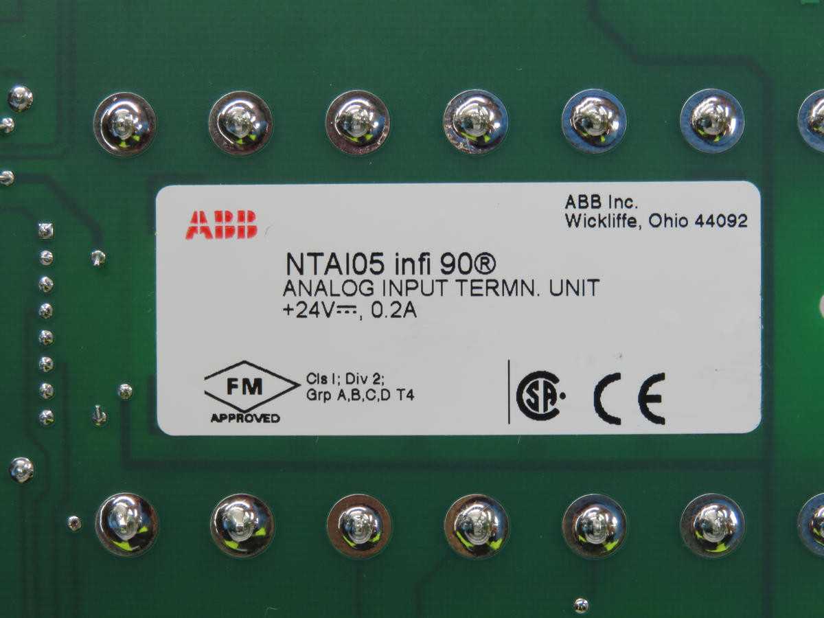 ABB NTA105 DCS MODULE T217235 - PLC MODULES