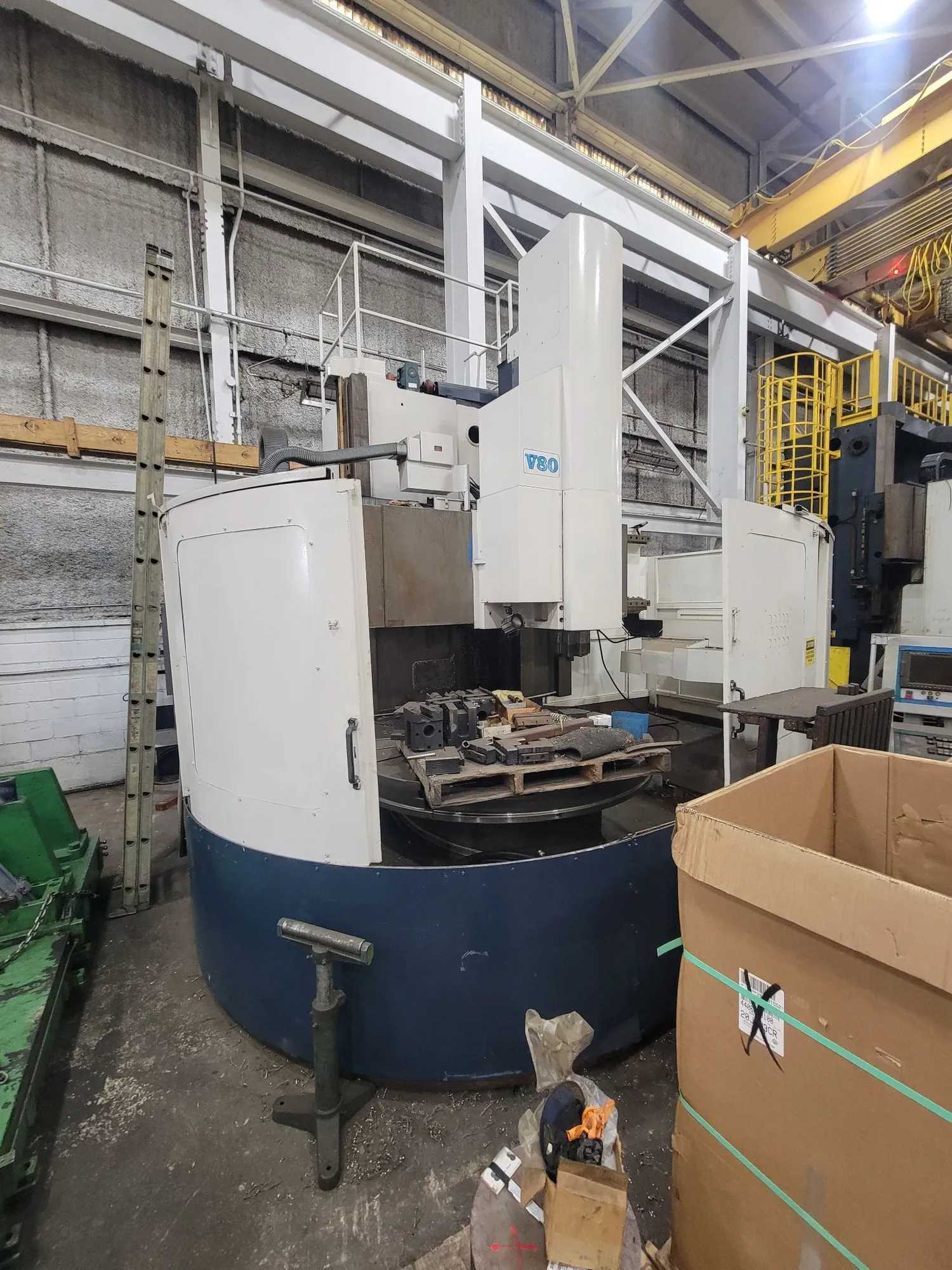 1999 Olympia V80 Vertical Turning Lathe - 75 HP, 280 RPM, 86" Table Diameter - VERTICAL BORING MILLS