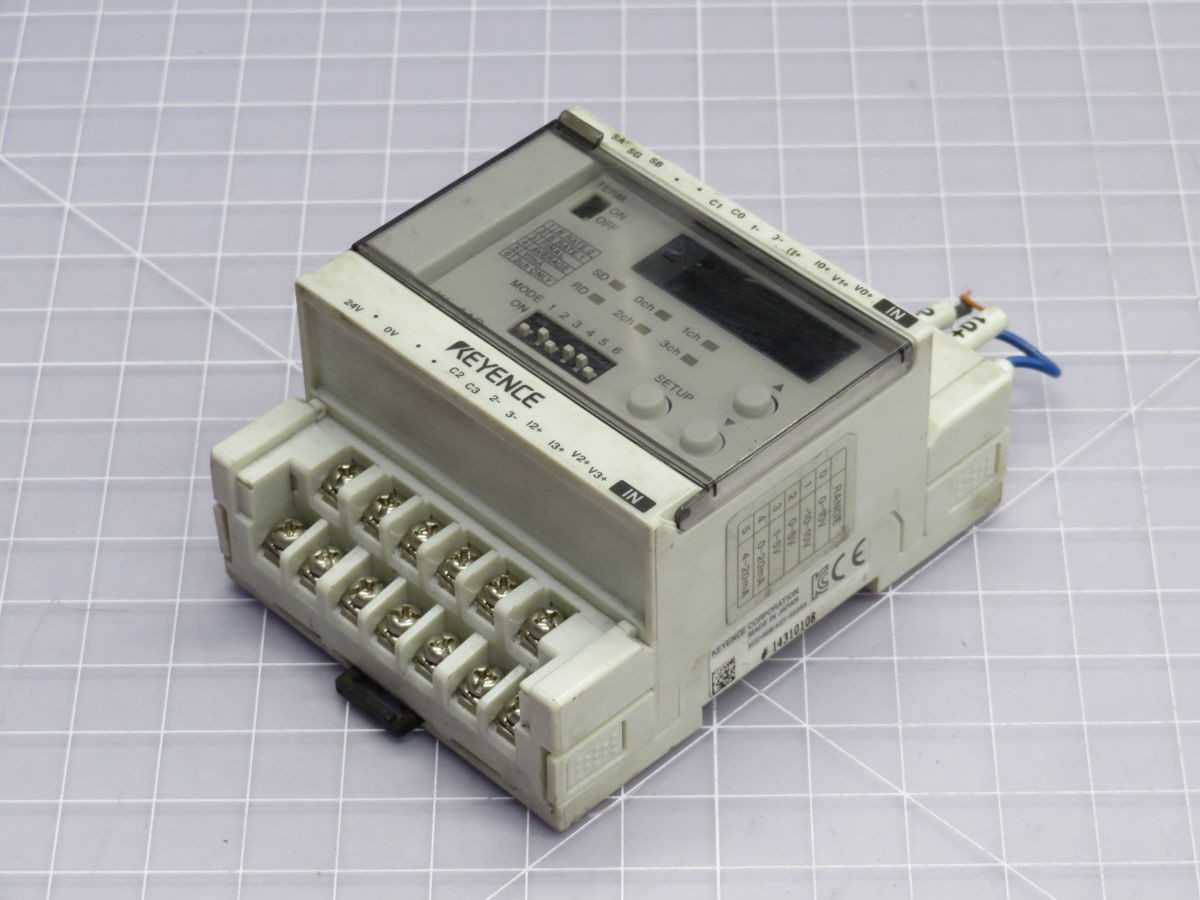 KEYENCE KL-4AD REMOTE ANALOG MODULE T253921 - PLC MODULES