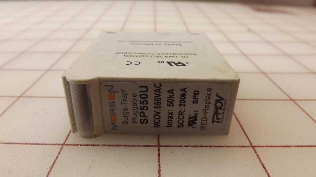 Lot Of 10 Mersen SP550U Surge-Trap Pluggable Surge Protective Devices - SURGE SUPPRESSOR